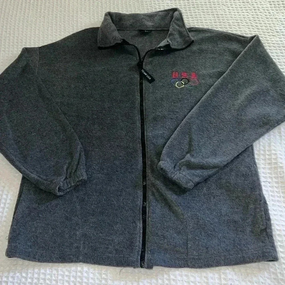 USA Olympics Team Fleece Jacket A10 - Picture 1 of 6